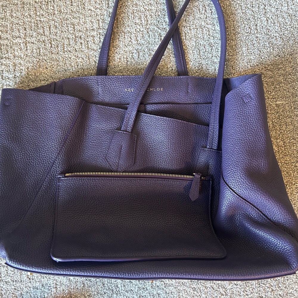 NEELY & CHLOE
No.1 Small Tote, Purple Blue